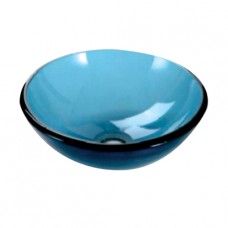 290 Blue Glass Spittoon